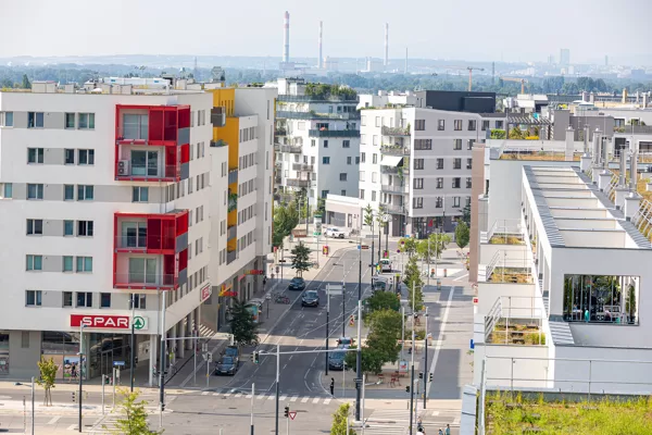(c) Einkaufsstraße aspern Seestadt, Ludwig Schedl